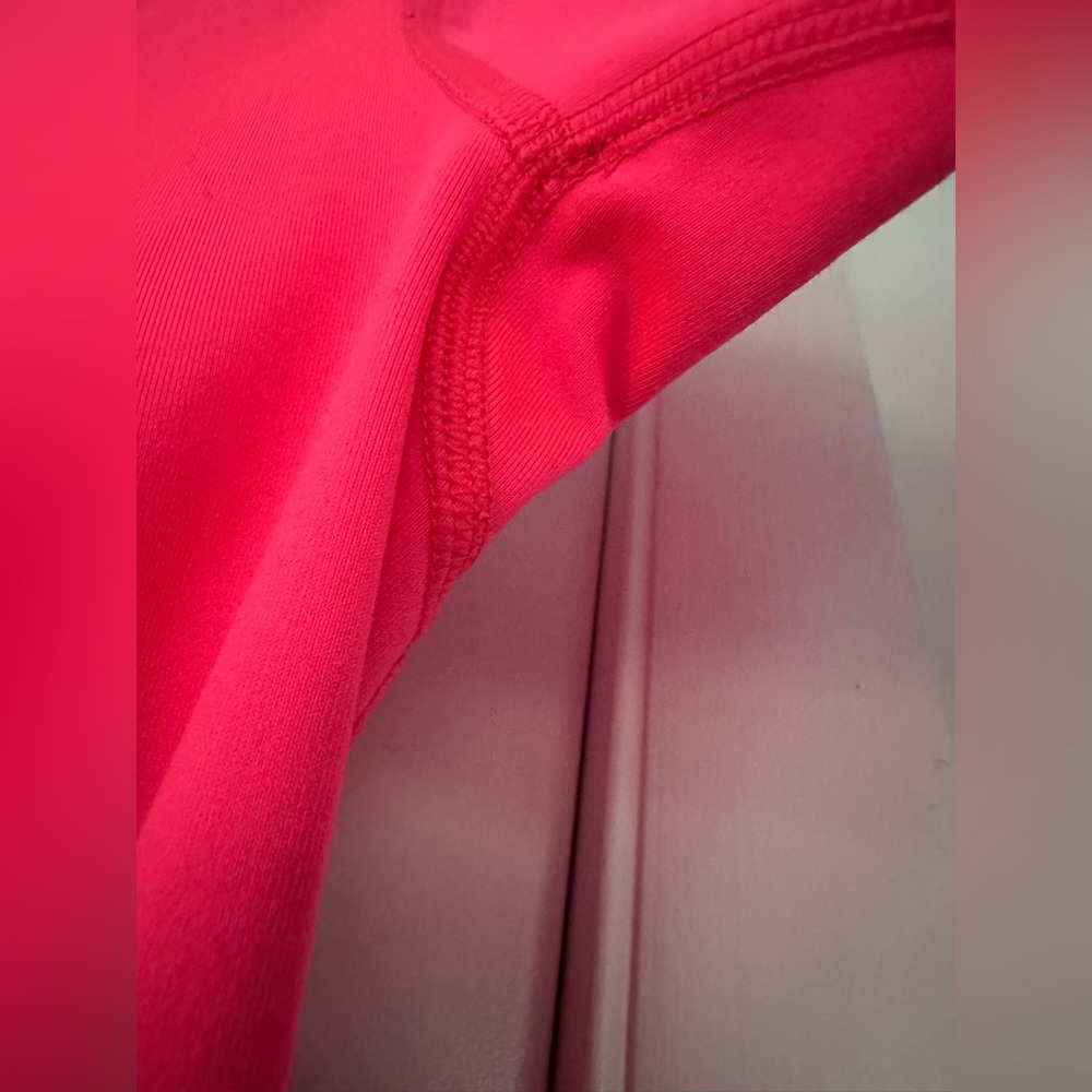 Nike Dri-Fit Women's Vibrant Pink Quarter-Zip Sweatshirt - Picture 6 of 7